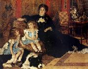 Pierre-Auguste Renoir Madame Charpenting and Children oil painting